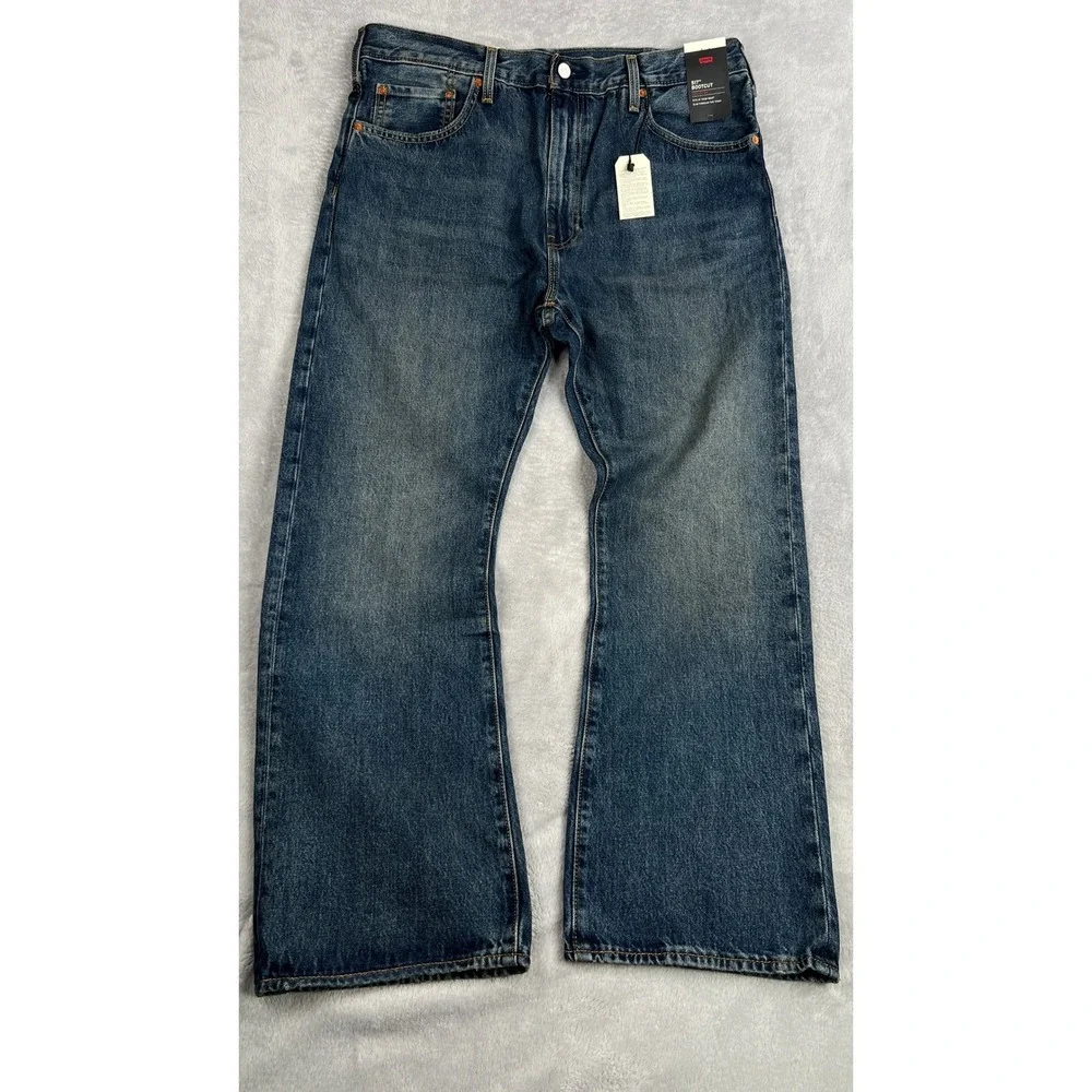 Levi's Premium 517 Bootcut Jeans 38x30 Tough As Boots Dark Wash NWT 00517-0278